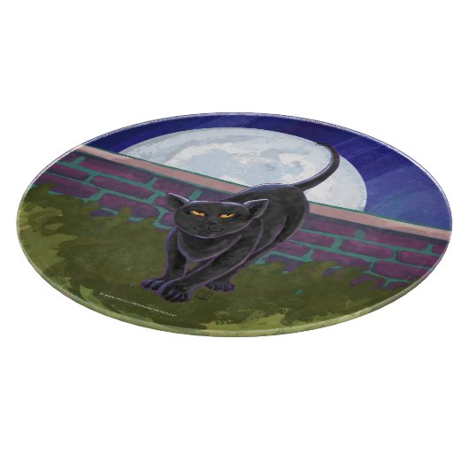 Zwarte kattencadeaus en Accessoires Snijplank (Hoek)