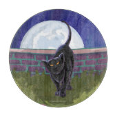 Zwarte kattencadeaus en Accessoires Snijplank (Voorkant)