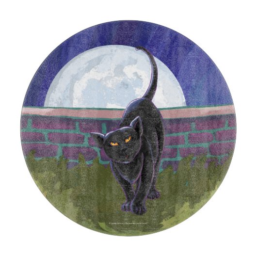 Zwarte kattencadeaus en Accessoires Snijplank (Voorkant)