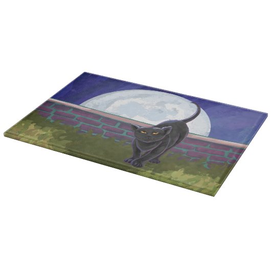 Zwarte kattencadeaus en Accessoires Snijplank (Hoek)