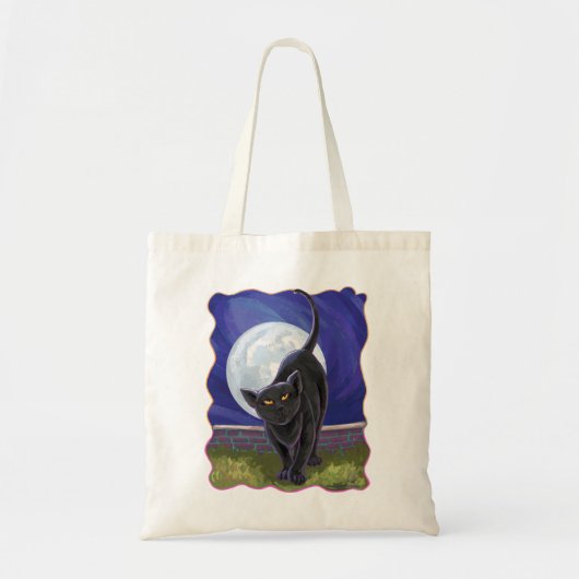 Zwarte kattencadeaus en Accessoires Tote Bag (Voorkant)