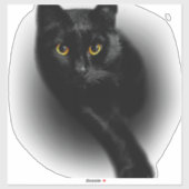 Zwarte Kattenfilters Sticker (Vel)