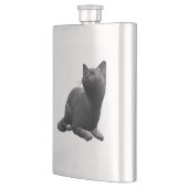 Zwarte kattenfles heupfles (Links)