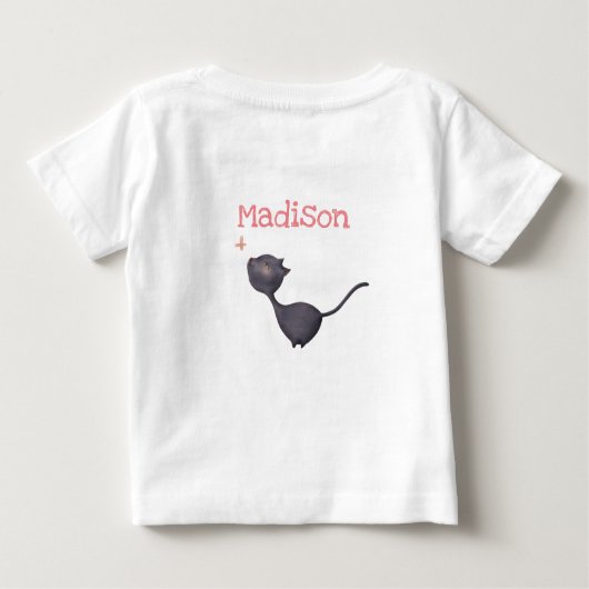 Zwarte kattenjongen (Achterkant)