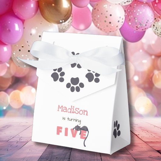 Zwarte kattenjongen bedankdoosjes