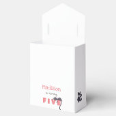 Zwarte kattenjongen bedankdoosjes (Geopend)