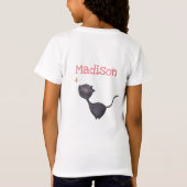 Zwarte kattenkinderen, verjaardagscadeau kind t-shirt (Achterkant)