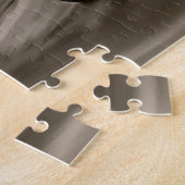 Zwarte kattenkoeling legpuzzel (Zijkant)