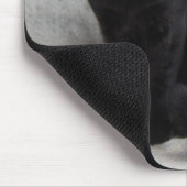 Zwarte kattenmousepad muismat (Hoek)