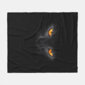 Zwarte kattenogen deken (Voorkant (Horizontaal))