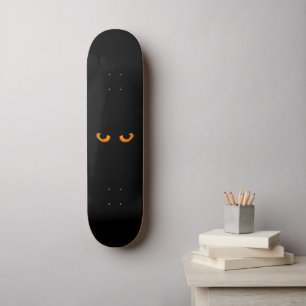 Zwarte Kattenogen Persoonlijk Skateboard