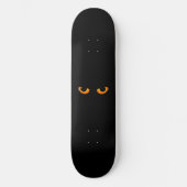 Zwarte Kattenogen Persoonlijk Skateboard (Voorkant)