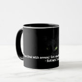 Zwarte kattenpride Mok! Mok (Voorkant links)