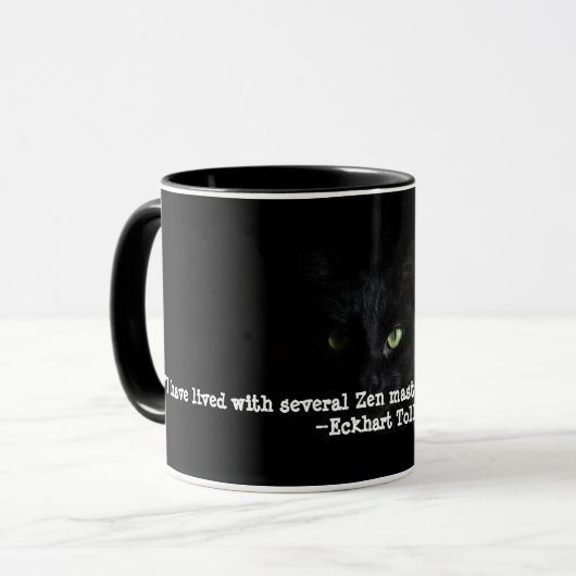 Zwarte kattenpride Mok! Mok (Voorkant links)