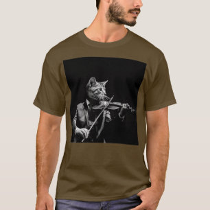 zwarte kattenviool t-shirt