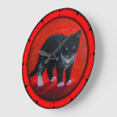 Zwarte kattepootkat grote klok (Hoek)