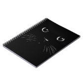Zwarte katteschets notitieboek (Linkerzijde)