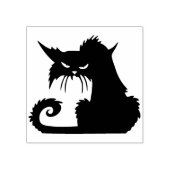  zwarte kattestempel Halloween Rubberstempel (Afrduk)