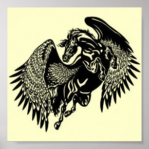 zwarte Kaukasus Poster