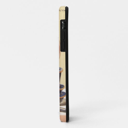 Zwarte kaviaar Case-Mate iPhone case (Achterkant/links)