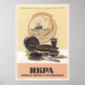 Zwarte kaviaar poster (Voorkant)