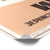 Zwarte kaviaar poster (Hoek)