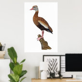 Zwarte kegelvormige kronkelende duvel poster (Thuiskantoor)