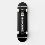 Zwarte Kenworth  Persoonlijk Skateboard (Voorkant)
