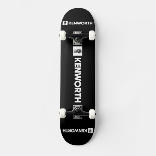 Zwarte Kenworth  Persoonlijk Skateboard (Voorkant)