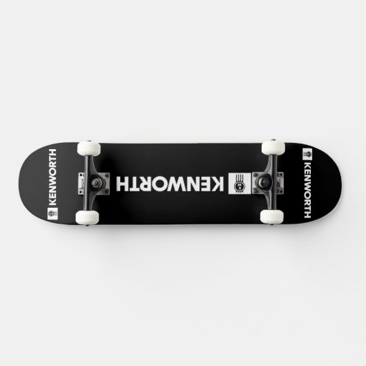 Zwarte Kenworth  Persoonlijk Skateboard (Horizontaal)