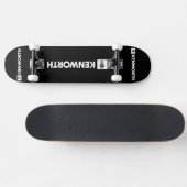 Zwarte Kenworth  Persoonlijk Skateboard (Horizontaal)