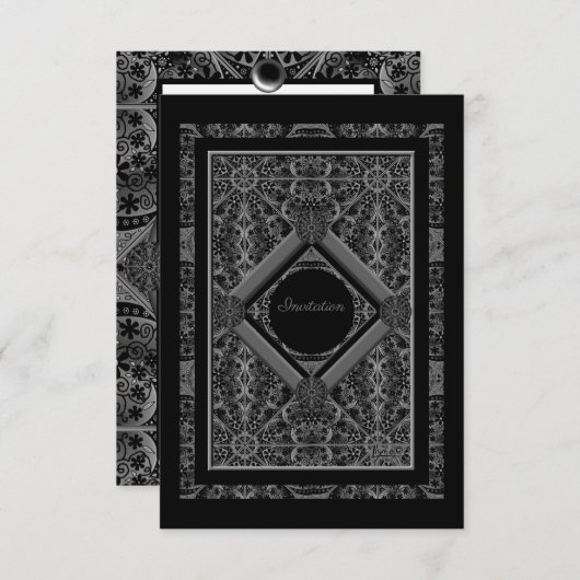 Zwarte keramische kant (Voorkant / Achterkant)