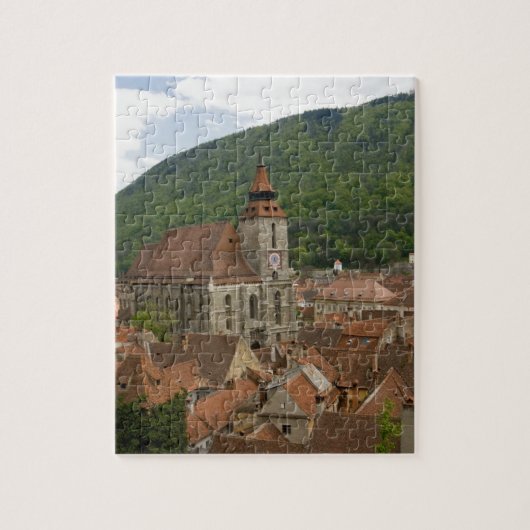 Zwarte Kerk (Biserica Neagra) Brasov, Roemenië Legpuzzel (Verticaal)