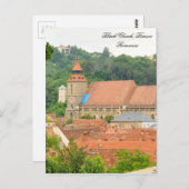 Zwarte kerk in Brasov, Roemenië Briefkaart (Voorkant / Achterkant)