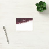 Zwarte Kers Waterverf Goud Modern Chic Elegant Post-it® Notes (Kantoor)