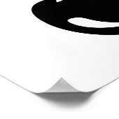 Zwarte kersen poster (Hoek)