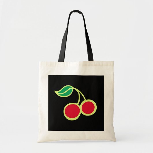 Zwarte Kersen Tote Tas (Voorkant)
