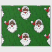 zwarte kerst cadeaupapier (Vlak)