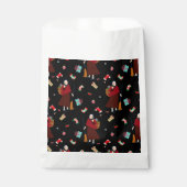 zwarte kerst heks befana gothmas bedankzakje (Voorkant)