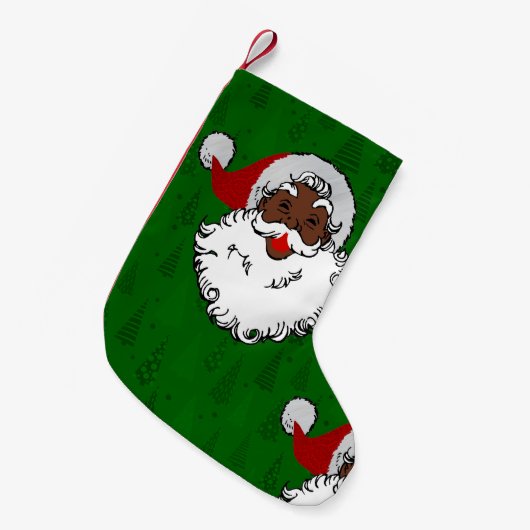 zwarte kerst kleine kerstsok (Voorkant (Hangend))