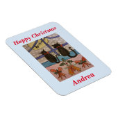 Zwarte kerst magneet (Rechterzijde)