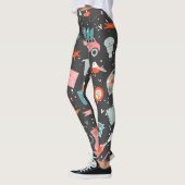 Zwarte kerst: patroon. leggings (Links)