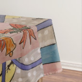 Zwarte kerst tafelkleed (Voorbeeld)