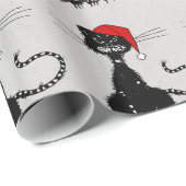 Zwarte kerst voor de aamse kerst cadeaupapier (Rol Hoek)