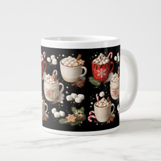 Zwarte Kerst Warme Chocolade Mok