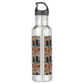 Zwarte kerst waterfles  (Achterkant)