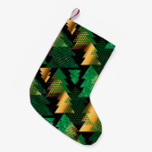 zwarte kerstbomen met kerstmis kleine kerstsok (Voorkant (Hangend))