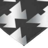 Zwarte kerstbomen Modern Tafelkleed (Gekanteld)
