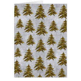 Zwarte kerstboom op abstract zilverpapier