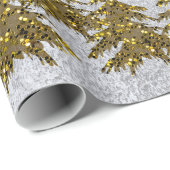 Zwarte kerstboom, sterren op abstract papier (Rol Hoek)